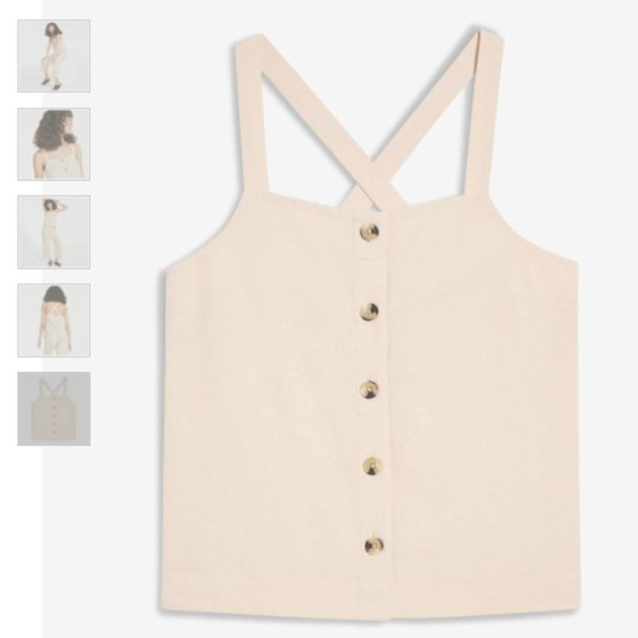 Linen-blend tank Joe Fresh S - Picture 5 of 8